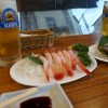 【保留】大島「味雅」 魚屋の隅っこで新鮮な刺身に生ビール