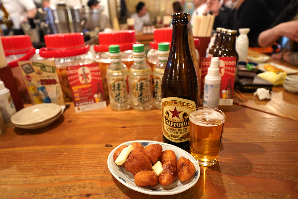 札幌『いなり』東京横丁酒場と北海道色の融合。狸小路市場のホットスポットは10周年