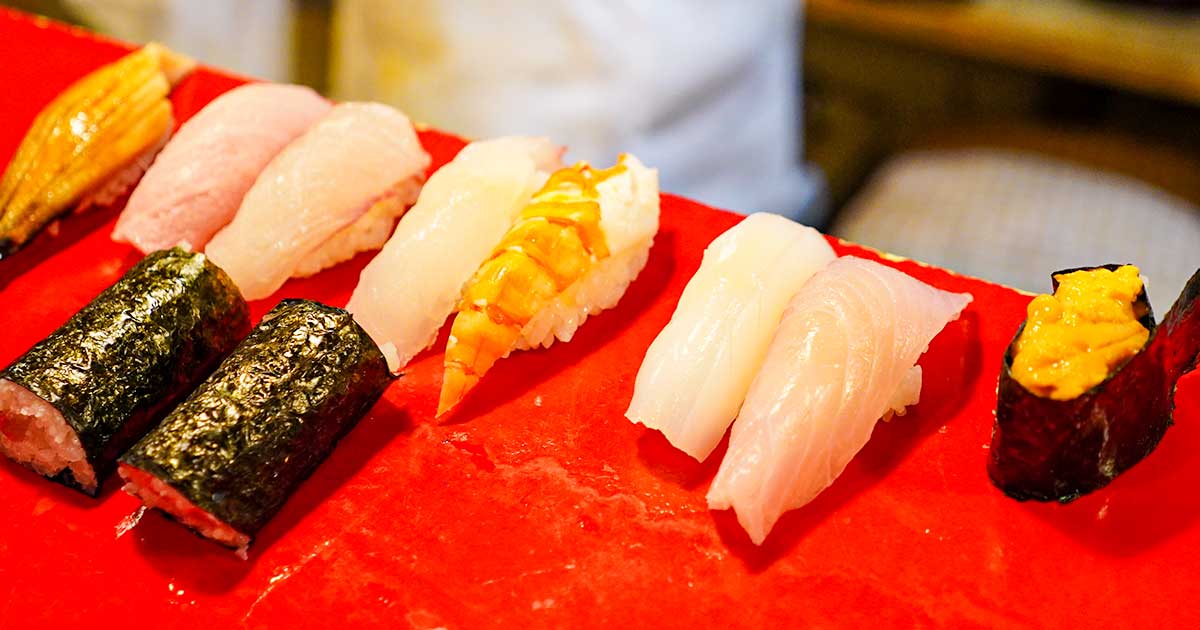 長崎『天扇寿し』〆は地魚・ウニをつかった特上寿司（2,200円）で大満足
