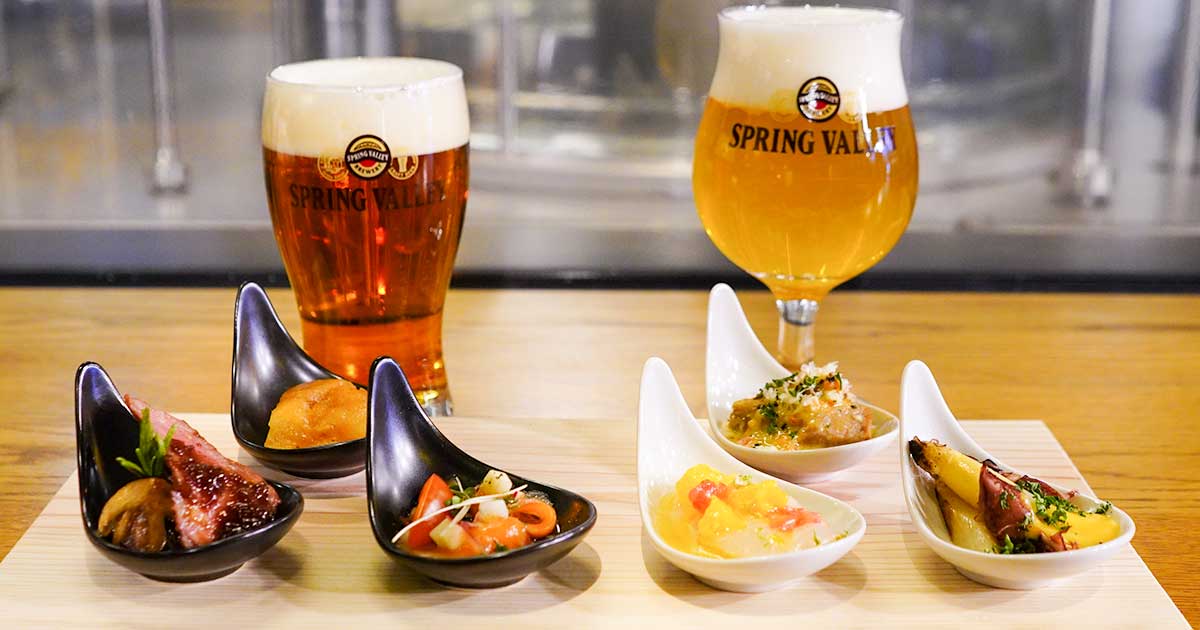 代官山『スプリングバレーブルワリー東京』でビールと料理のペアリングを楽しむ！