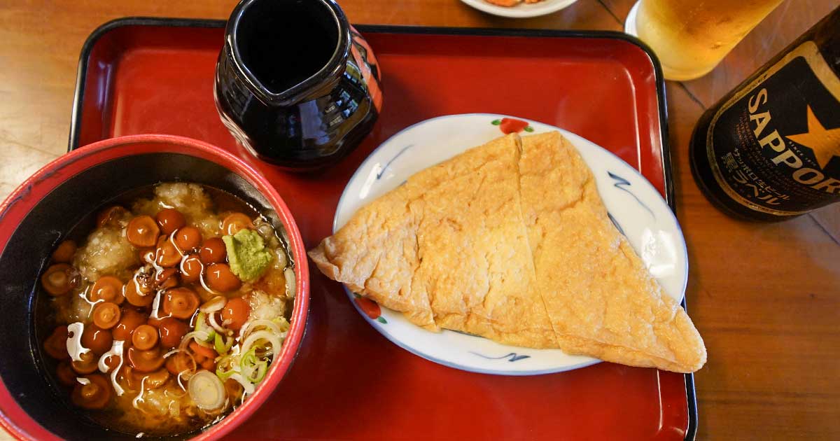 仙台『蕎麦處 かふく』創業から140年。宮城の食材を肴にお昼酒。