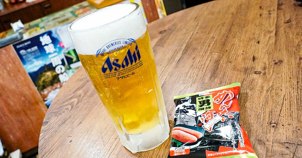 福岡天神『小谷酒舗』九州イチの繁華街にある角打ちはお手軽一献です