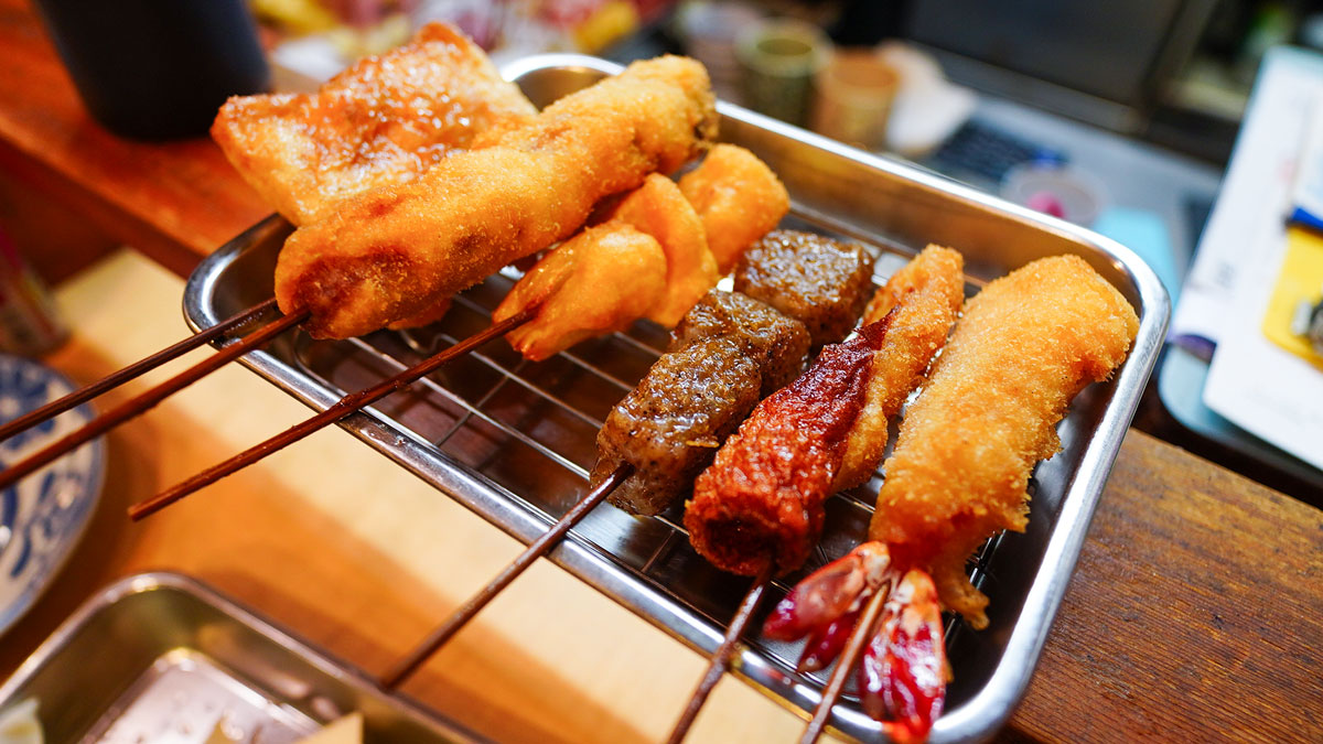 田町『串あげ たけちゃん』八百屋さんが始めた、四半世紀続く本場大阪串カツ