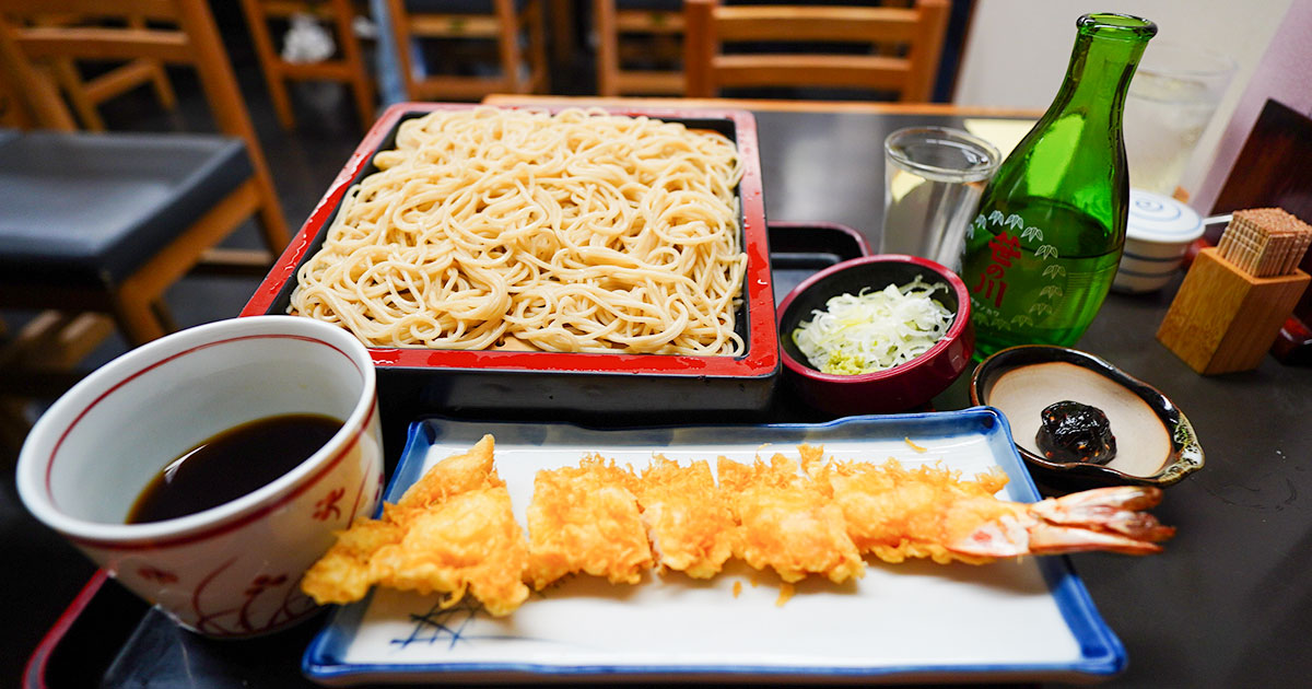 浅草『尾張屋 本店』海老が店名の由来!?創業万延元年 代々受け継がれる海老天と手打ち蕎麦
