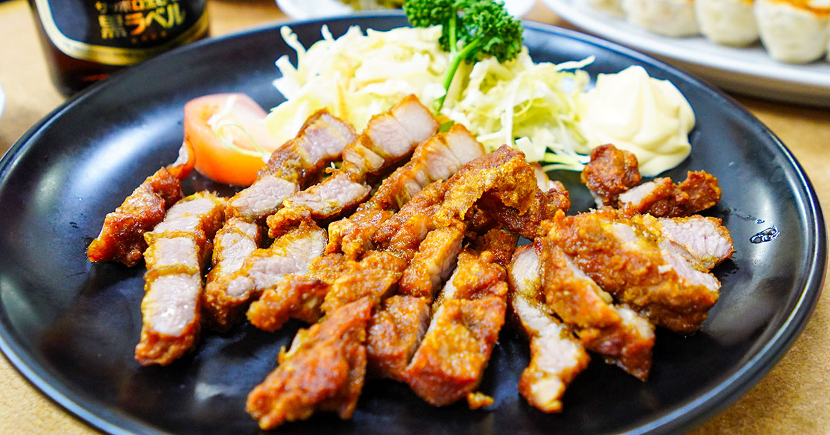 八丁堀『山福ラーメン』名物はカレー風味のパイコー！ボトルキープもできる飲める老舗町中華