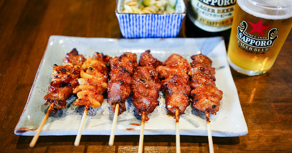 蕨『やきとり 㐂よ髙』「㐂よし」直伝のやみつき元祖みそ焼きで乾杯！線路沿いの新名店
